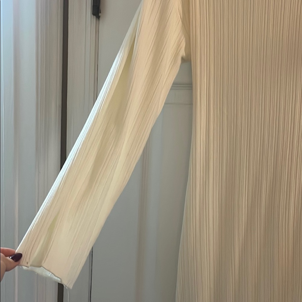H&M Ribbed White Maxi - Picture 3 of 5